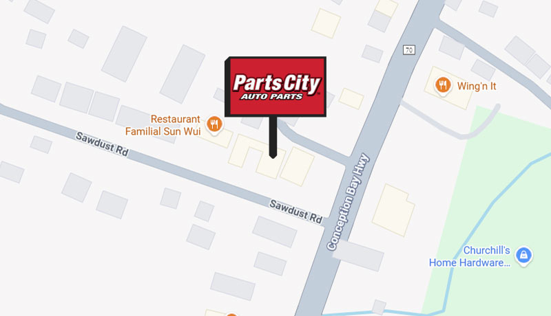 A map of the location
