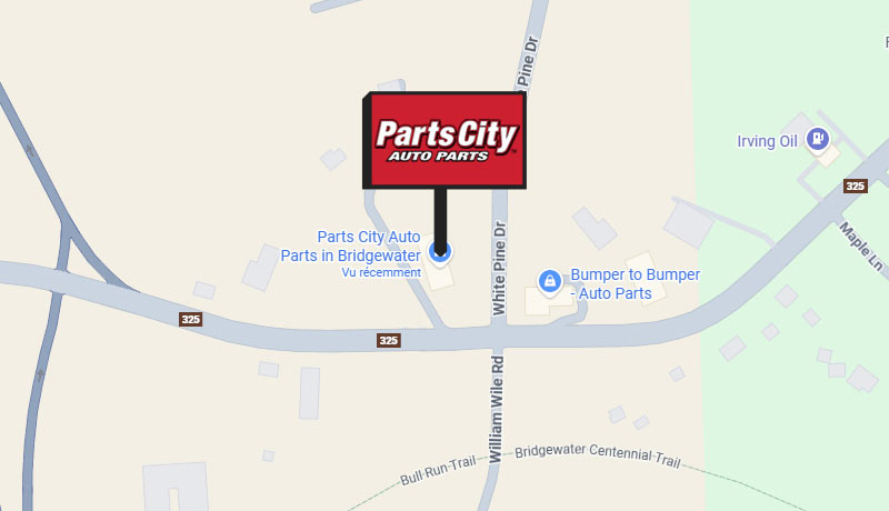 A map of the location