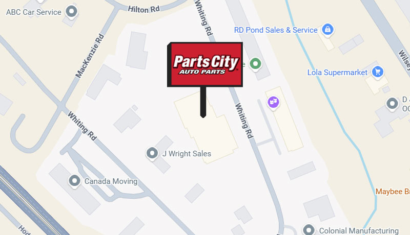 A map of the location