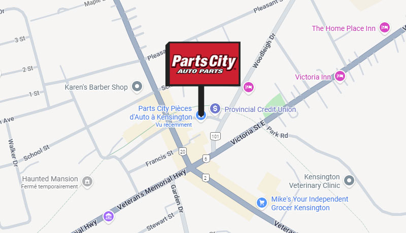A map of the location