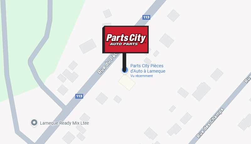 A map of the location