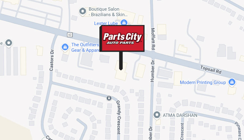 A map of the location