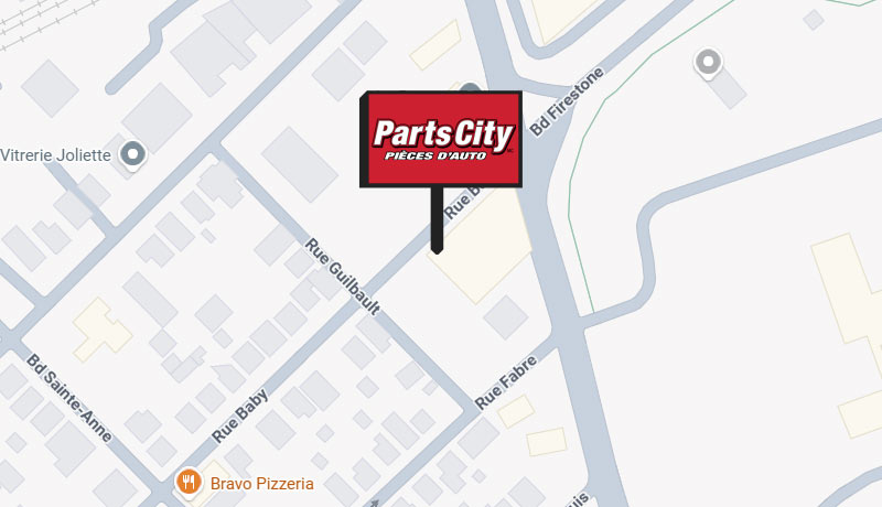 A map of the location