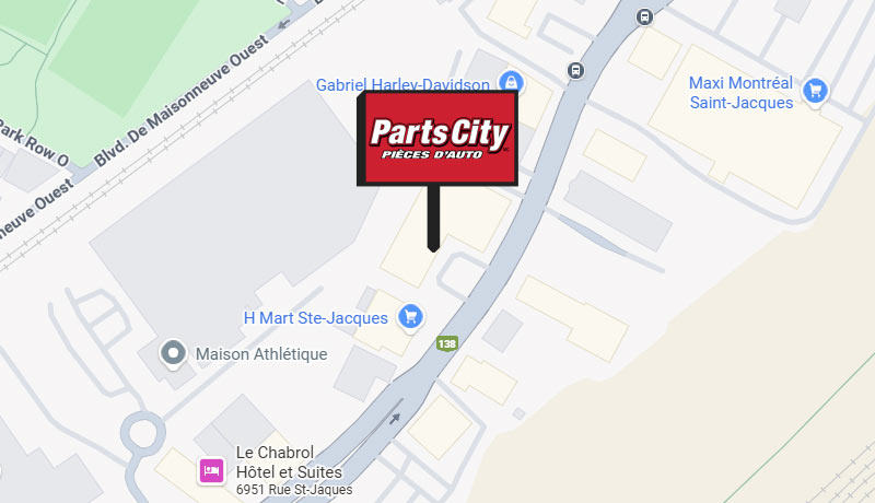 A map of the location