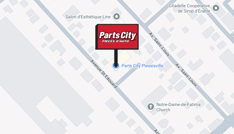 A map of the location