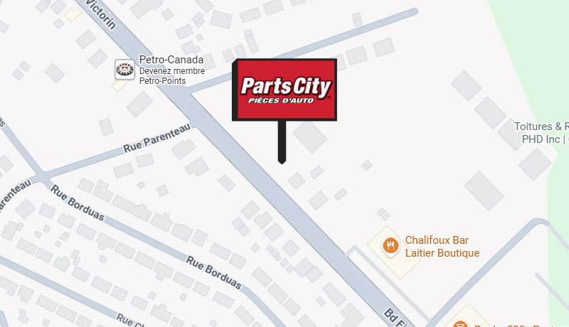 A map of the location