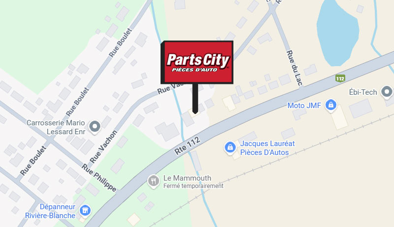 A map of the location